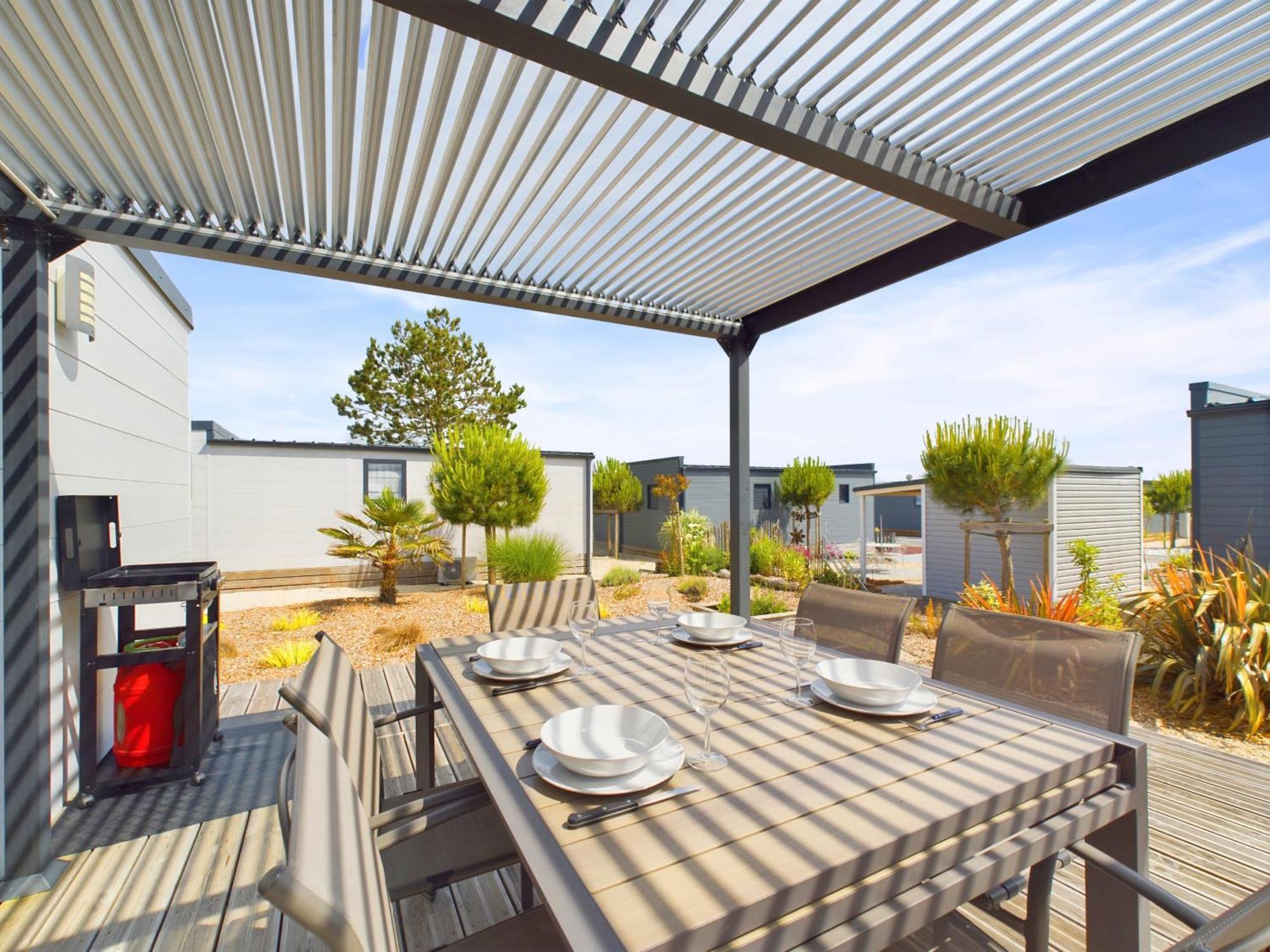 Chalet Pour 6, Residence De Vacances Avec Piscine Brétignolles-sur-Mer المظهر الخارجي الصورة